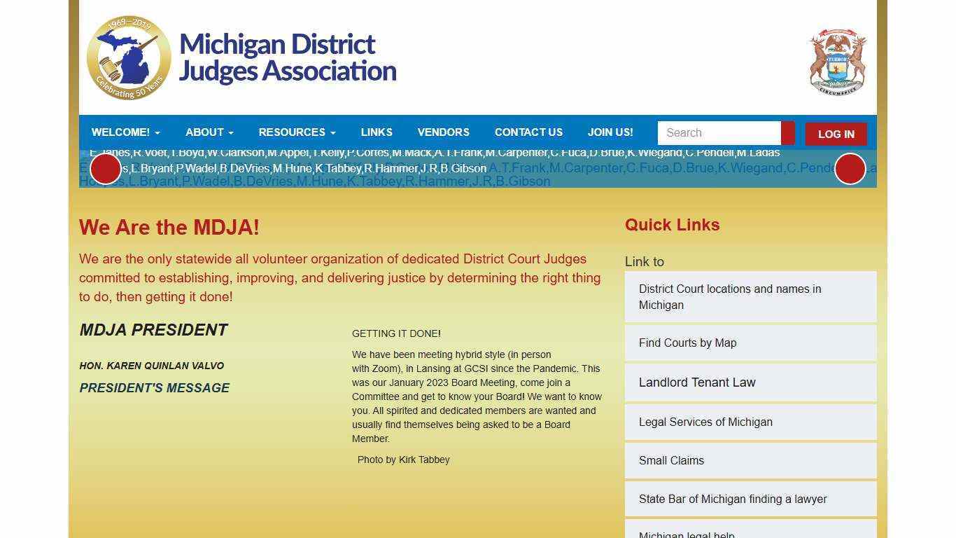Home - Michigan District Judges Association